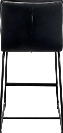 Hoker W Kolorze Czarnym Ekoskóra I Stal 75 Cm*KARE Design Hot