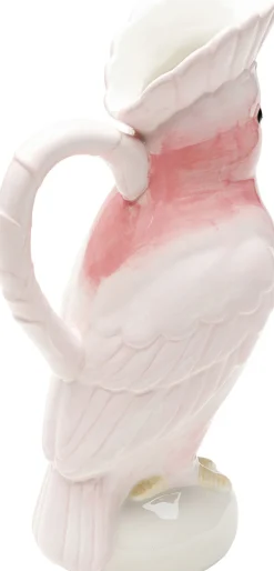 Karafka Ceramiczna Biało-różowa Egzotyczny Ptak 30 Cm*KARE Design Best