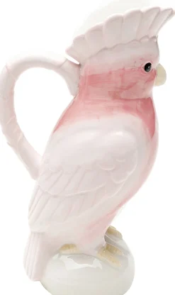 Karafka Ceramiczna Biało-różowa Egzotyczny Ptak 30 Cm*KARE Design Best