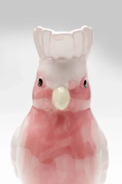 Karafka Ceramiczna Biało-różowa Egzotyczny Ptak 30 Cm*KARE Design Best
