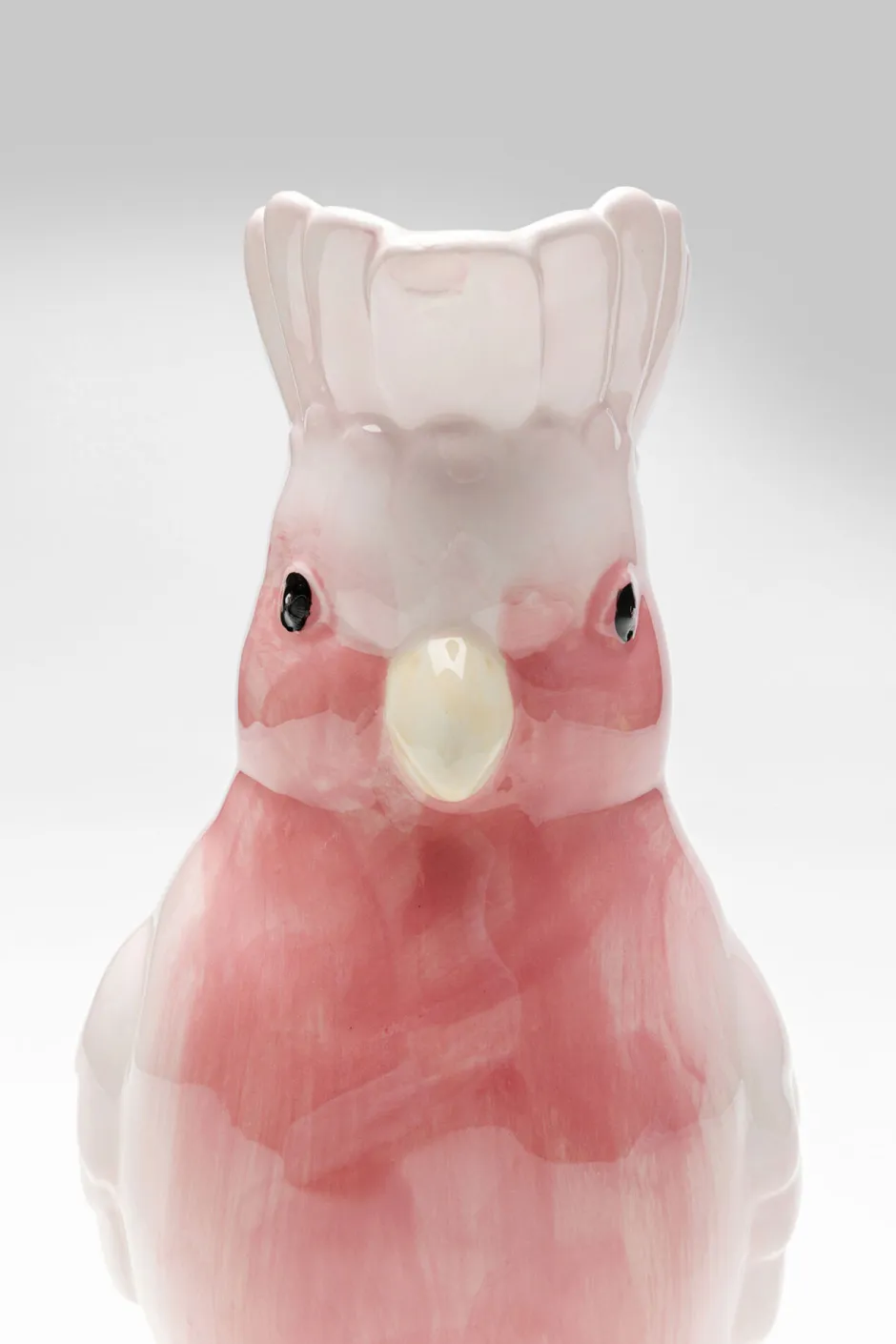 Karafka Ceramiczna Biało-różowa Egzotyczny Ptak 30 Cm*KARE Design Best