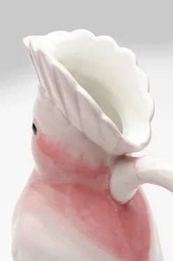 Karafka Ceramiczna Biało-różowa Egzotyczny Ptak 30 Cm*KARE Design Best