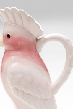 Karafka Ceramiczna Biało-różowa Egzotyczny Ptak 30 Cm*KARE Design Best