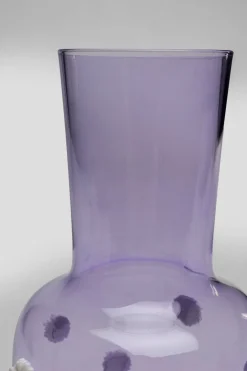 Karafka Szklana Fioletowa Wzór Kwiatowy 755 Ml*KARE Design Hot