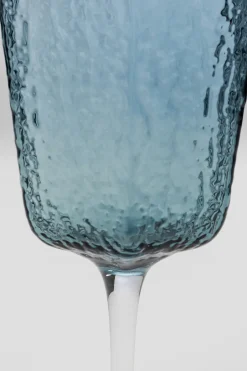Kieliszek Do Czerwonego Wina Szklany Niebieski 440 Ml 24 Cm*KARE Design New