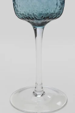 Kieliszek Do Czerwonego Wina Szklany Niebieski 440 Ml 24 Cm*KARE Design New
