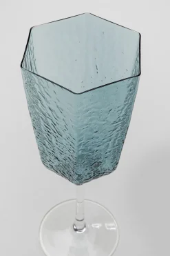 Kieliszek Do Czerwonego Wina Szklany Niebieski 440 Ml 24 Cm*KARE Design New