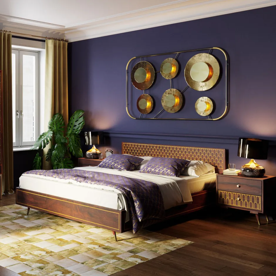 Kinkiet Disc 185x110 Cm Złoty*KARE Design New