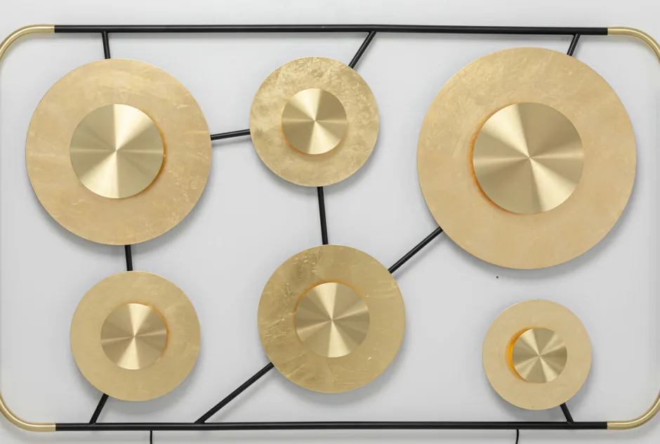 Kinkiet Disc 185x110 Cm Złoty*KARE Design New