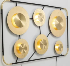 Kinkiet Disc 185x110 Cm Złoty*KARE Design New