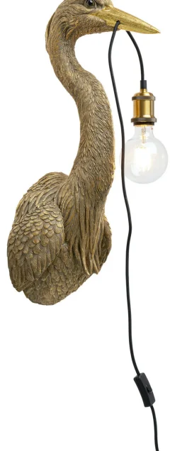 Kinkiet Heron 26x62 Cm Złoty*KARE Design New