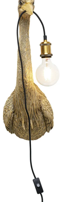Kinkiet Heron 26x62 Cm Złoty*KARE Design New