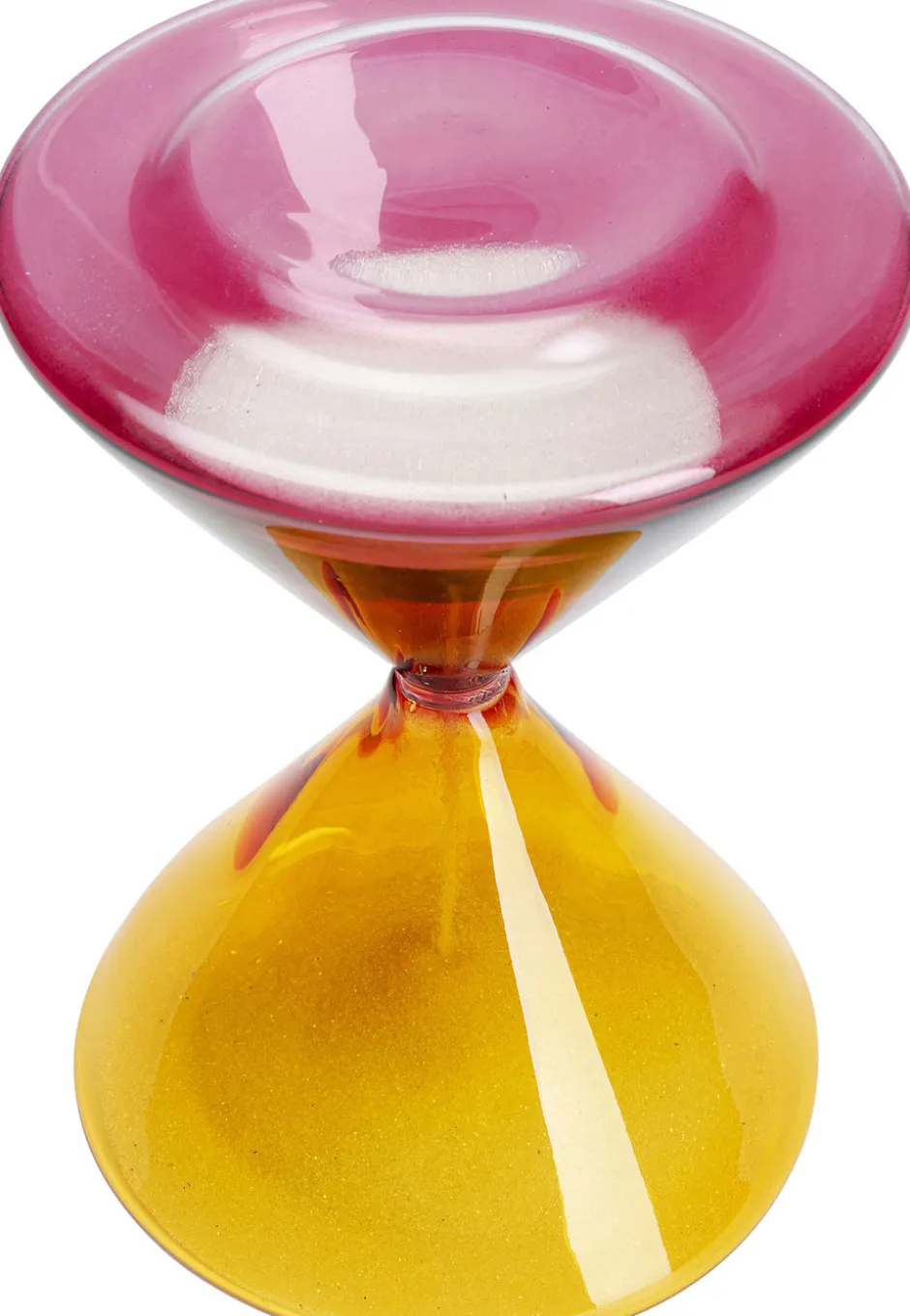 Klepsydra Timer Ø12x18 Cm 3 Min. Czerwono-pomarańczowa*KARE Design