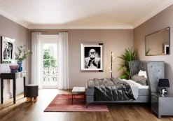 Łóżko Benito Moon 180x200 Cm Szare*KARE Design Best