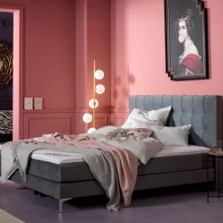 Łóżko Benito Star 160x200 Cm Szare*KARE Design Sale