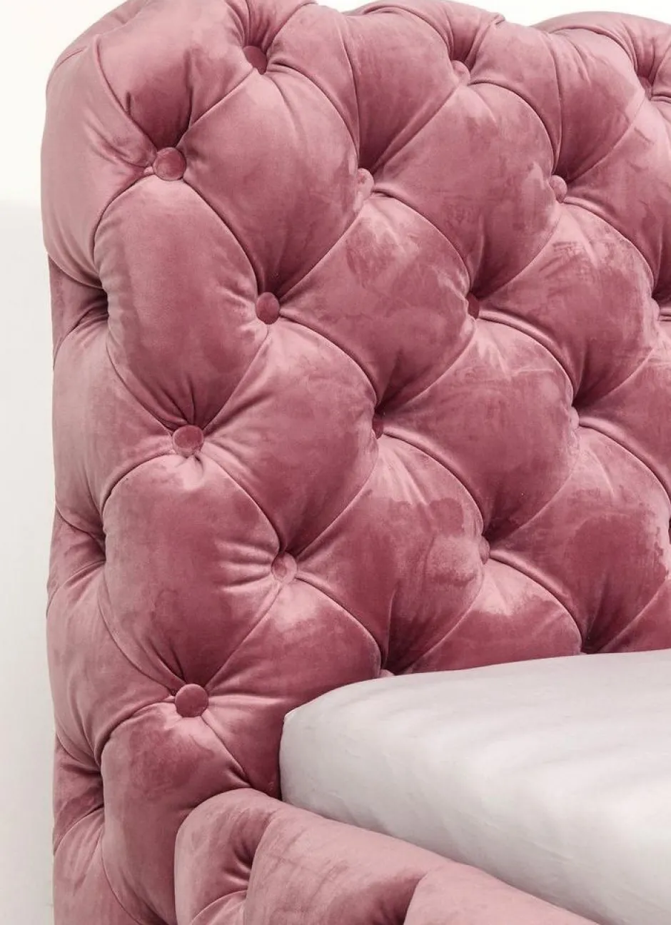 Łóżko Desire 160x200 Cm Różowe*KARE Design Online