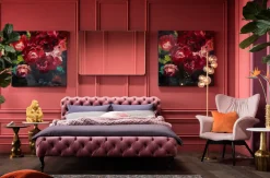 Łóżko Desire 180x200 Cm Różowe*KARE Design Best