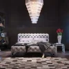 Łóżko Desire 200x200 Cm Szare*KARE Design