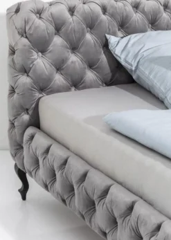 Łóżko Desire 200x200 Cm Szare*KARE Design