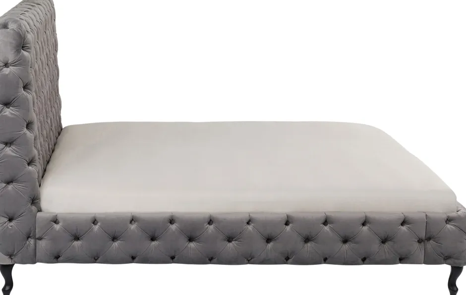 Łóżko Desire 180x200 Cm Wysokie Szare*KARE Design Best