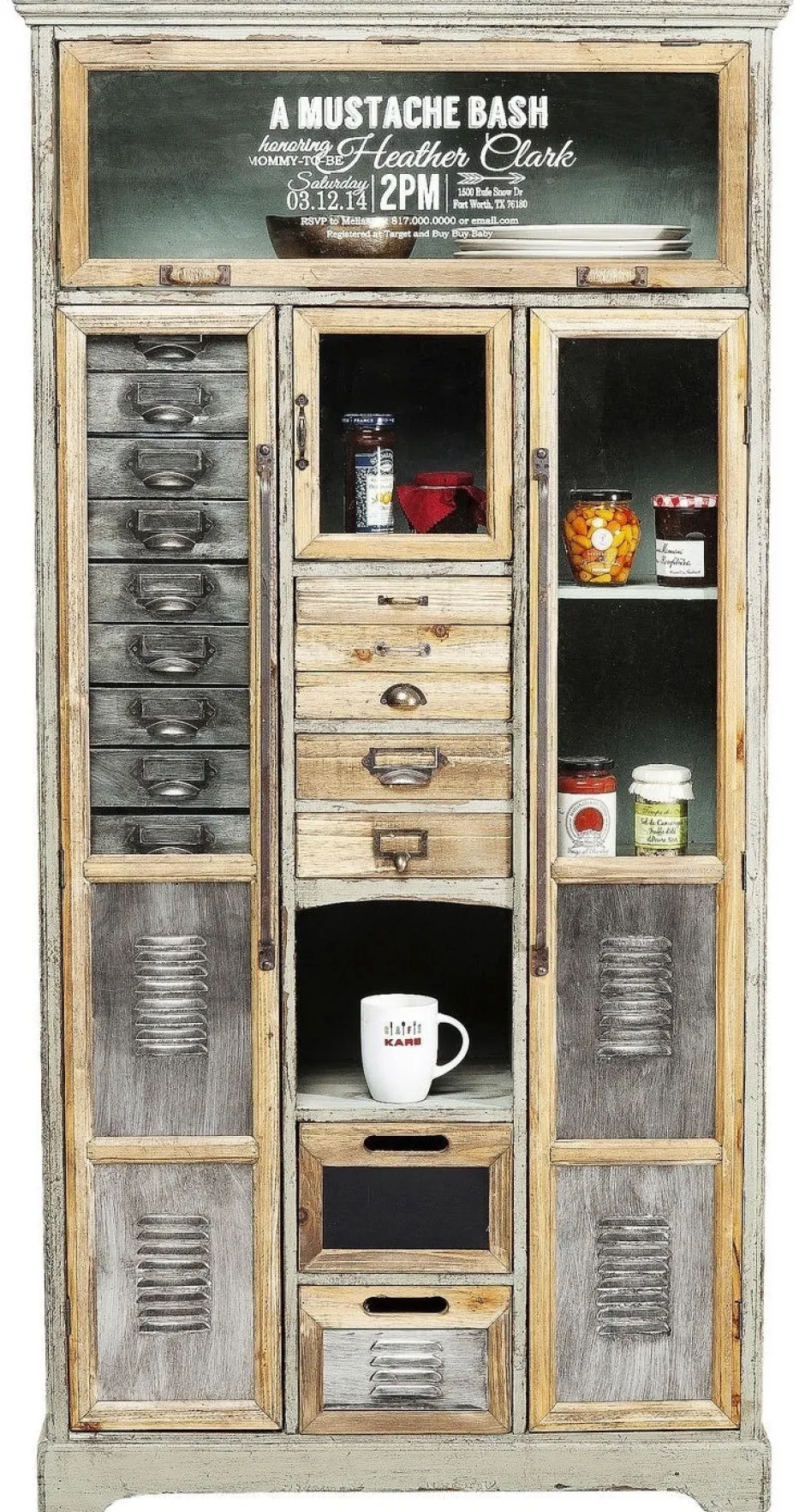 Komoda Barber Shop 81x162 Cm Drewniana*KARE Design Sale