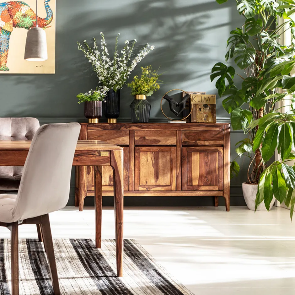 Komoda Brooklyn 145x85 Cm Jasnobrązowa*KARE Design Sale