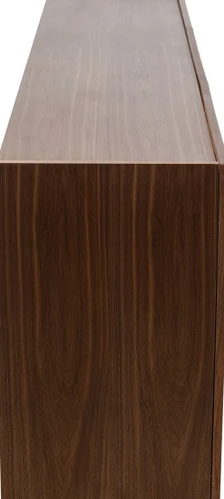 Komoda Brązowa Fornirowana 3-drzwiowa 200x76 Cm*KARE Design