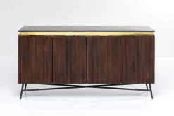 Komoda Catalina 160x86 Cm Drewno Mango Ciemnobrązowe - Blat Marmur*KARE Design Outlet