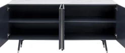 Komoda Catania 180x61 Cm Ciemnoszara - Blat Szklany*KARE Design Best
