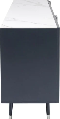 Komoda Catania 180x61 Cm Ciemnoszara - Blat Szklany*KARE Design Best