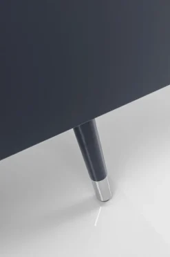 Komoda Catania 180x61 Cm Ciemnoszara - Blat Szklany*KARE Design Best