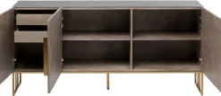 Komoda Cesaro 160x75 Cm Naturalna - Blat Ceramika*KARE Design Outlet