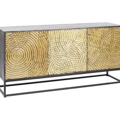 Komoda Circulo 160x80 Cm Czarno-złota*KARE Design Hot