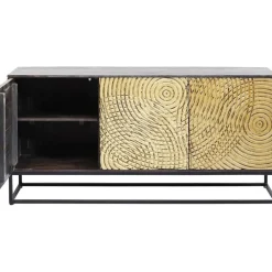Komoda Circulo 160x80 Cm Czarno-złota*KARE Design Hot