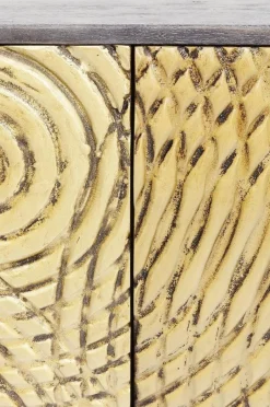 Komoda Circulo 160x80 Cm Czarno-złota*KARE Design Hot