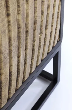 Komoda Circulo 120x150 Cm Czarno-złota*KARE Design Sale