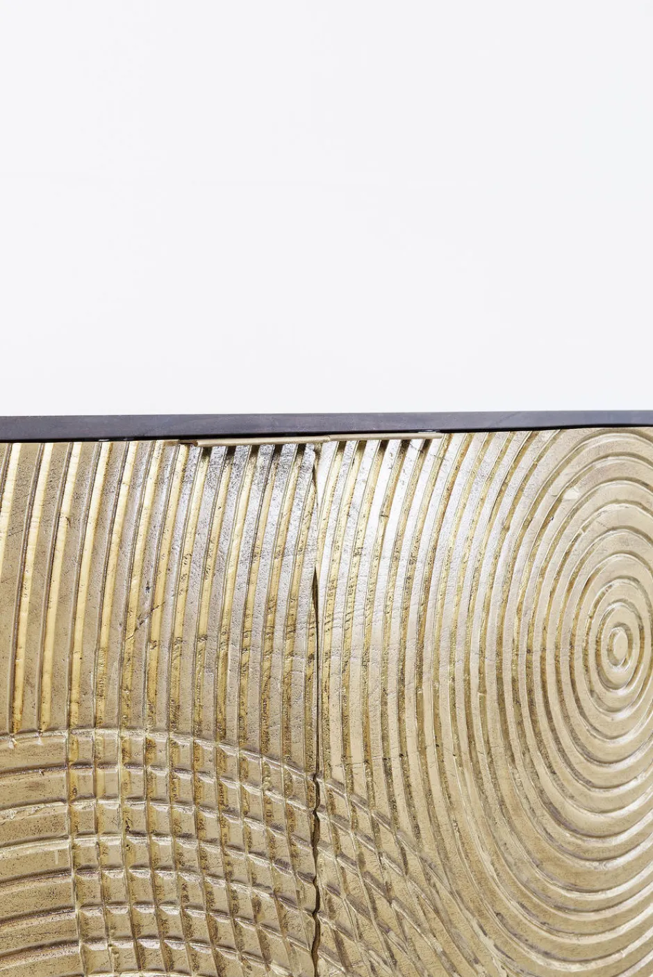Komoda Circulo 120x150 Cm Czarno-złota*KARE Design Sale