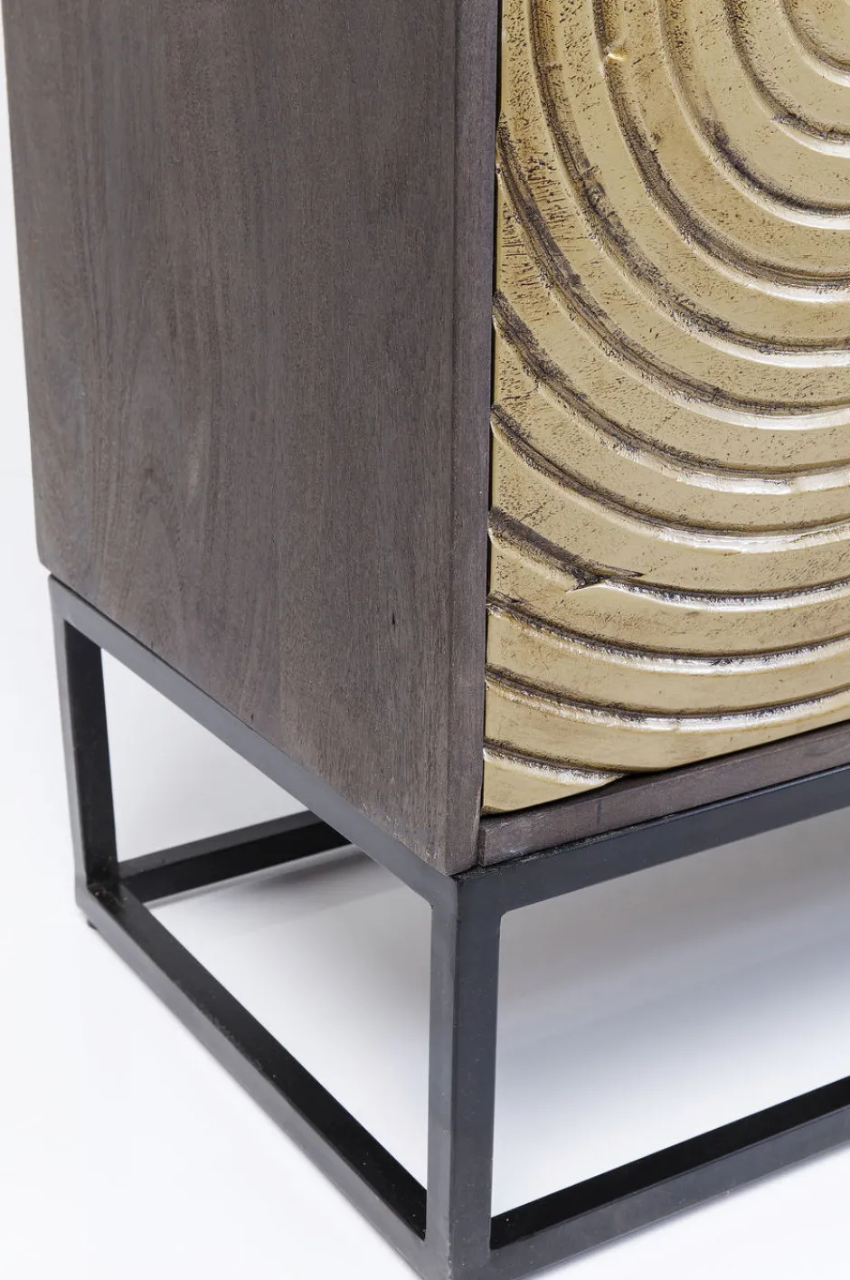 Komoda Circulo 120x150 Cm Czarno-złota*KARE Design Sale