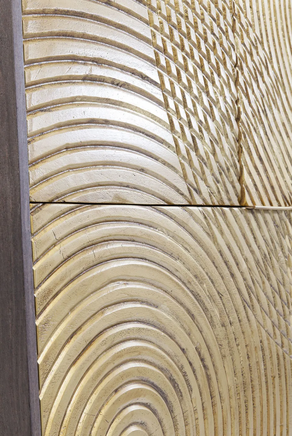 Komoda Circulo 120x150 Cm Czarno-złota*KARE Design Sale