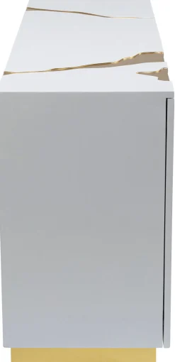 Komoda Cracked 165x80 Cm Biało-złota*KARE Design Best