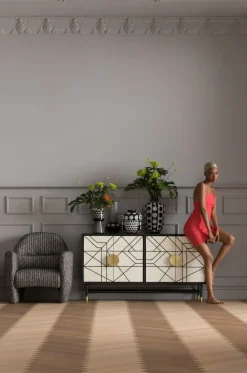 Komoda Credenza 150x80 Cm Czarna*KARE Design New