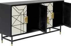 Komoda Credenza 150x80 Cm Czarna*KARE Design New