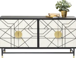 Komoda Credenza 150x80 Cm Czarna*KARE Design New