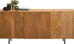 Komoda 3-drzwiowa Do Salonu Drewno Mango Ręczne Wykonanie 160x75 Cm*KARE Design Outlet