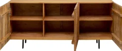 Komoda 3-drzwiowa Do Salonu Drewno Mango Ręczne Wykonanie 160x75 Cm*KARE Design Outlet