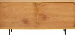 Komoda 3-drzwiowa Do Salonu Drewno Mango Ręczne Wykonanie 160x75 Cm*KARE Design Outlet