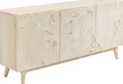 Komoda 3-drzwiowa Drewniana Boho Motyw Roślinny 160x75 Cm*KARE Design Clearance