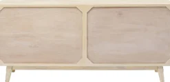 Komoda 3-drzwiowa Drewniana Boho Motyw Roślinny 160x75 Cm*KARE Design Clearance