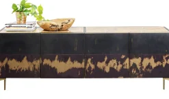 Komoda 4-drzwiowa Loft Stal I Marmur 183x75 Cm*KARE Design Best
