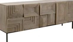 Komoda 5-drzwiowa Rustykalna Z Drewna Mango 184x76 Cm*KARE Design Discount